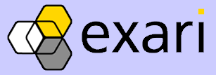 Exari logo and link